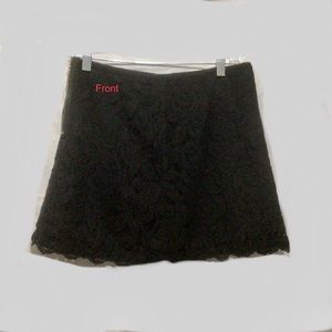Blaque Label Black Lace Overlay Mini Skirt. Size Medium. Pics Have Measurements.